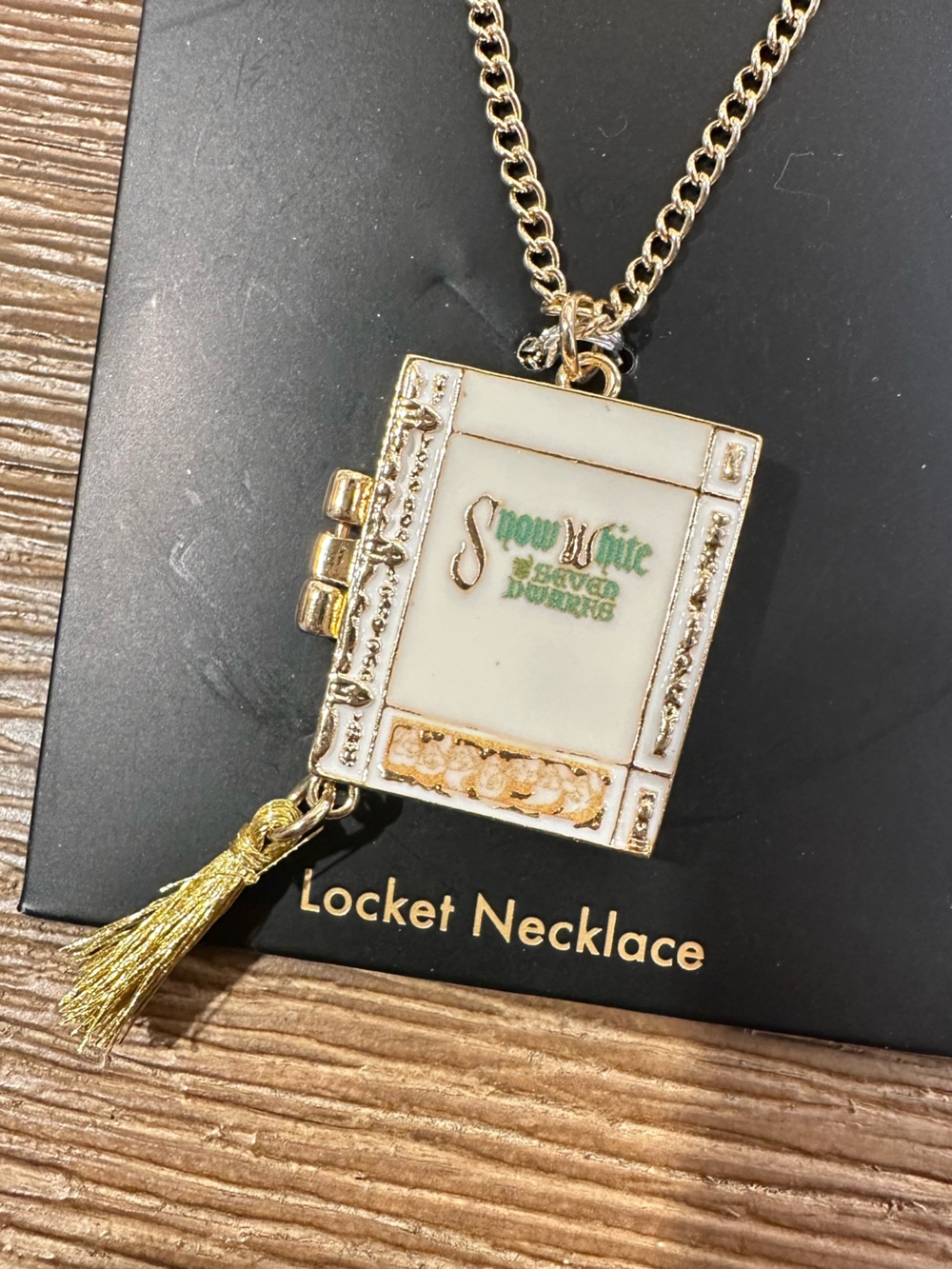 Disney Snow White Book Locket Necklace - Picture 9 of 10